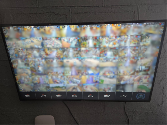 Système de 56 caméras de vidéosurveillance pour un site professionnel dans le Gard