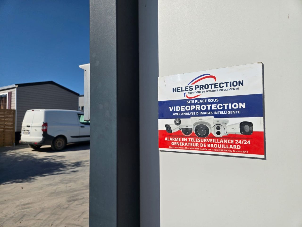 Alarme et vidéosurveillance installées dans un entrepôt agricole à Nîmes