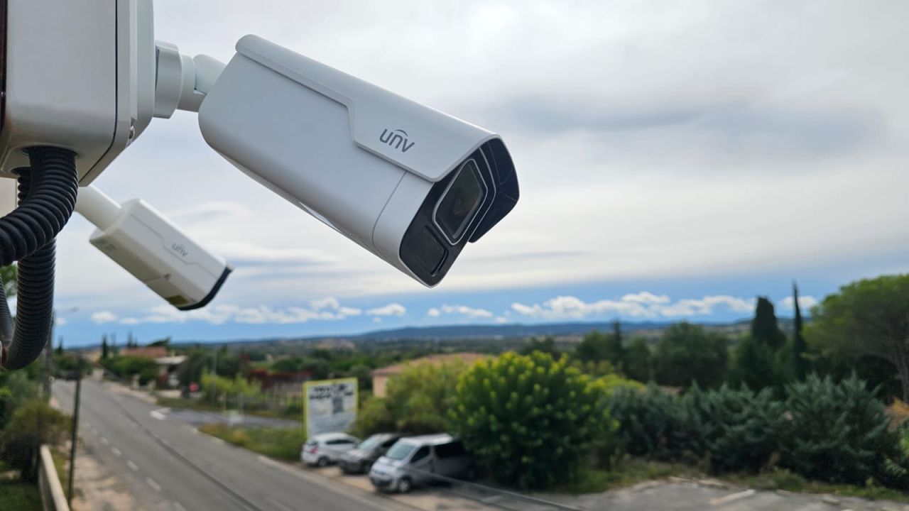 Caméras de vidéosurveillance à Alès sur un dépôt de bus